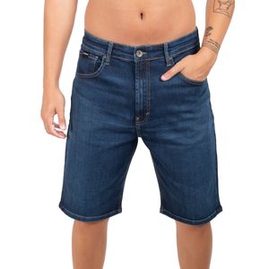 Bermuda Quiksilver Nineties Hombre Moda Azul Denim
