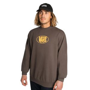Buzo Vans Classic Oval Crew Hombre Moda Marrón