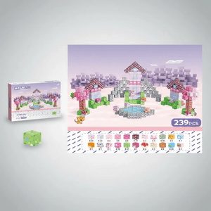 Bloques Magnéticos Cubos Steam Mine Craft Pink 3016384 239