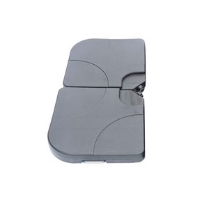 Base Plástica Negra para Sombrilla 50X50 Rellenable 2 Piezas
