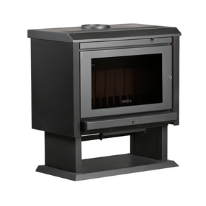 Calefactor a Leña Bosca Gold 800 Black Visión Charcoal