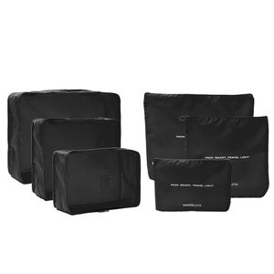 Set Organizador De Ropa Wanderlust Negro X 6 Piezas 38566