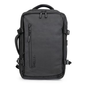 MOCHILA LONDRES NEGRA UNISEX POLIESTER VIAJERA URBANA