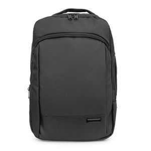 MOCHILA MONACO NEGRA UNISEX POLIESTER CASUAL BOLSO