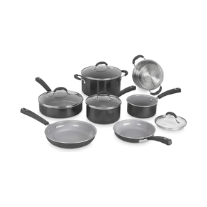 Bateria de Cocina Cuisinart 54C-11BK 11Pzs Nonstick Ceramico