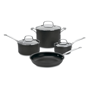 Bateria de Cocina Cuisinart 66-7P1 7 Pzs Non-stick Anodizado