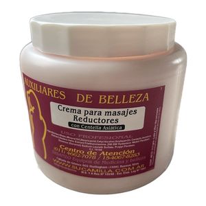 Crema para masajes reductora con centella asiática x 900 grs