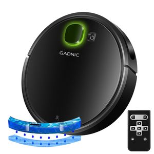 Aspiradora Robot Gadnic Potente Succión Sensor Anti Caídas Filtro HEPA Lavable Depósito Extraíble