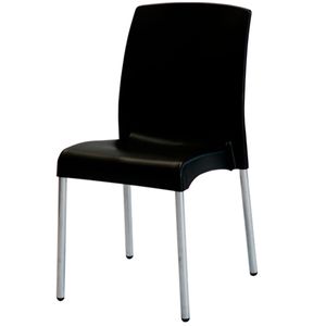 SILLA APILABLE VOSS 2000 MALLORCA NEGRA