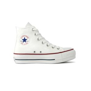 Zapatillas Converse Chuck Taylor All Star Lift Hi Textil Unisex Moda Blanco