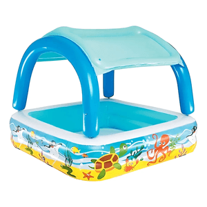 Pileta inflable cuadrada Pulpo de 1.4m x 1.4m x 1.14m 265L Bestway 52192
