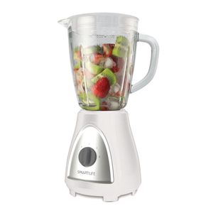 Licuadora Smartlife BL1008W Jarra Vidrio 1.5L 400W Bco