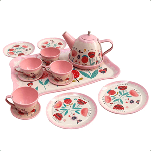 Juliana Hora Del Té Juego De Té Con Bandeja Metal Sisjul132 Sisfriends