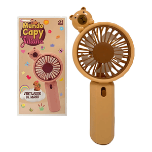 Ventilador De Mano Capibara Mundo Capy By Juliana Capy005 Sisfriends