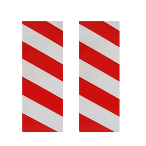 Protector cochera puertas paragolpes plano 50x10x3cm Autoadhesivo 2u