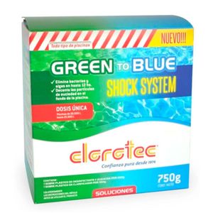 Alguicida Green To Blue Aguas Verdes 750 Gr Clorotec - Rex