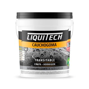 Liquitech Caucho Goma Impermeabilizante Negro 4Kg