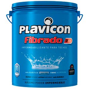 Plavicon Fibrado Impermeabilizante Para Techos 25kg Rex