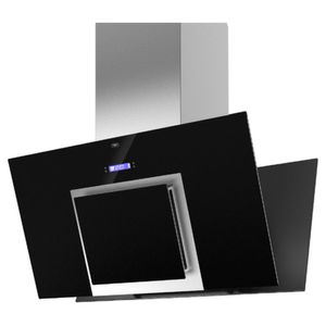 Campana para Isla TST Espejo Negra 90cm