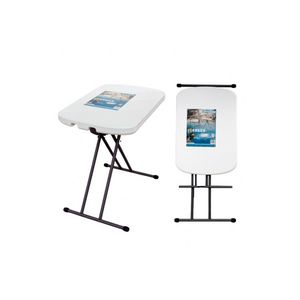 Mesa Auxiliar Plegable Lifetime 66x45 cm LFT08354 Blanco