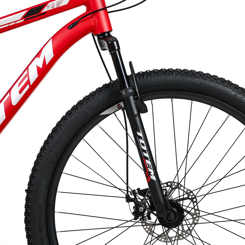 Bicicleta TopMega MTB Totem Aluminio R29 Negro/Blanco Talle L 1007665 -  Provincia Compras