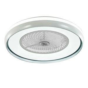 Ventilador De Techo Liliana VTHBOX24 Con Luz 8 Aspas Transparentes 6 Velocidades Control Wifi