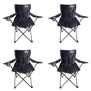 Kaimon Sillon Director para Camping Plegable con Porta Vaso x 4uds