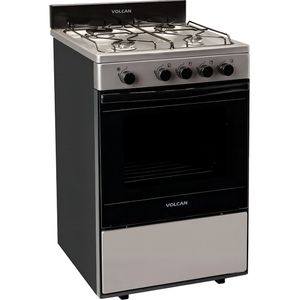 Cocina Multigas 4 Hornallas Volcan 87679 Acero Inoxidable