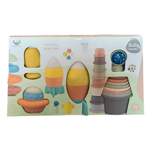 Set Juego Baby Favorite Figuras Apilable 18 Piezas ZY1764036 Nikko