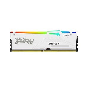 Memoria DDR5 Kingston 16 Gb 5600 MHz FURY BEAST WHITE RGB