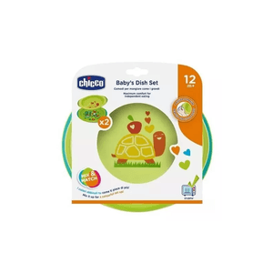 Chicco Set De Platos 12m+ Verde 160023/21/22
