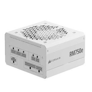 Fuente Corsair RM750e 2025 750W Cybernetics Platinum Full Modular PCIe 5.0 White