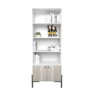 Biblioteca Metalwood Puertas Bajas Tables Cod: 4256