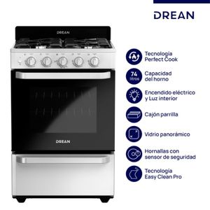 COCINA CD5603AB0 56CM 4 HORNALLAS DREAN