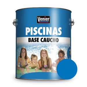 Pintura para Piletas Caucho Azul  Venier 4Lt