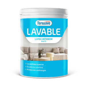 Latex Lavable Interior Tersuave Blanco
