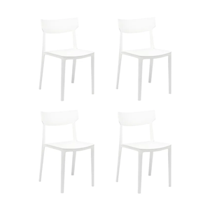 Sillas Mare X4 para Comedor o Jardin Apilables aptas Interior/ Exterior