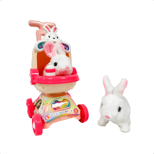 Hora Del Paseo Juliana Pets Peluche Con Movimiento Y Sonido Conejo Jul0161