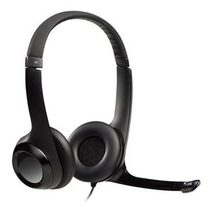 Auriculares Headset Logitech Clearchat H390 Microfono Usb Skype Negro