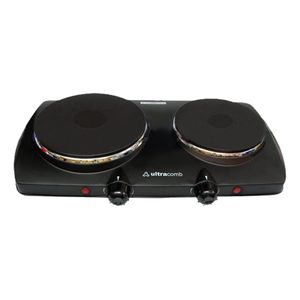 Anafe Electrico De 2 Hornallas Ultracomb An-6600 Negro