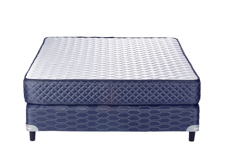 Colchon Suavestar Lujo 1 Plaza 80x190 + Cama Tipo Sommier