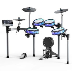 Bateria electronica Donner Backbeat con colores de LED personalizable