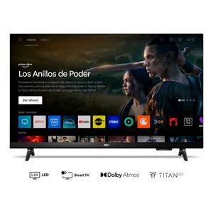 Televisor Smart Tv Aoc Hd 32 Pulgadas Titan Os Negro