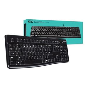 Teclado Logitech K120 Usb Español Resistente Antiderrames