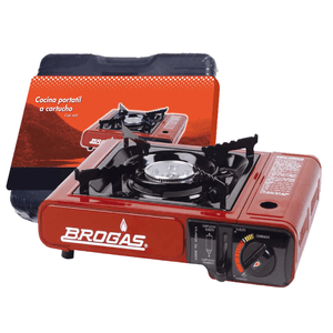 Anafe Cocina Portatil a Gas Butano Brogas 465 + Maletin