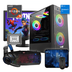 PC AMD RYZEN 5 8500G 16GB SSD 480GB WIN 11 MONITOR 19" TECLADO/MOUSE/AURICULARES/PAD