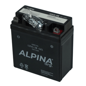 Bateria Moto Gel Libre Mantenimiento 12N5-3B / 6Mf5Al Alpina