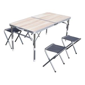 Set Plegable Mesa Con 4 Bancos Camping North Pak