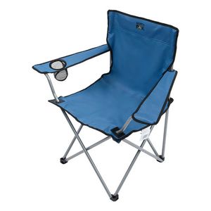 Silla Director Plegable Con Portavaso + Funda North Pak 7838 Azul