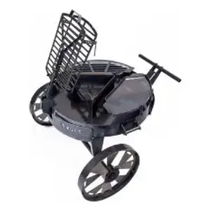 Fogonero Vule Gurú Plus Con Carro Brasero Plancha Y Parrilla